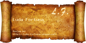 Luda Fortuna névjegykártya